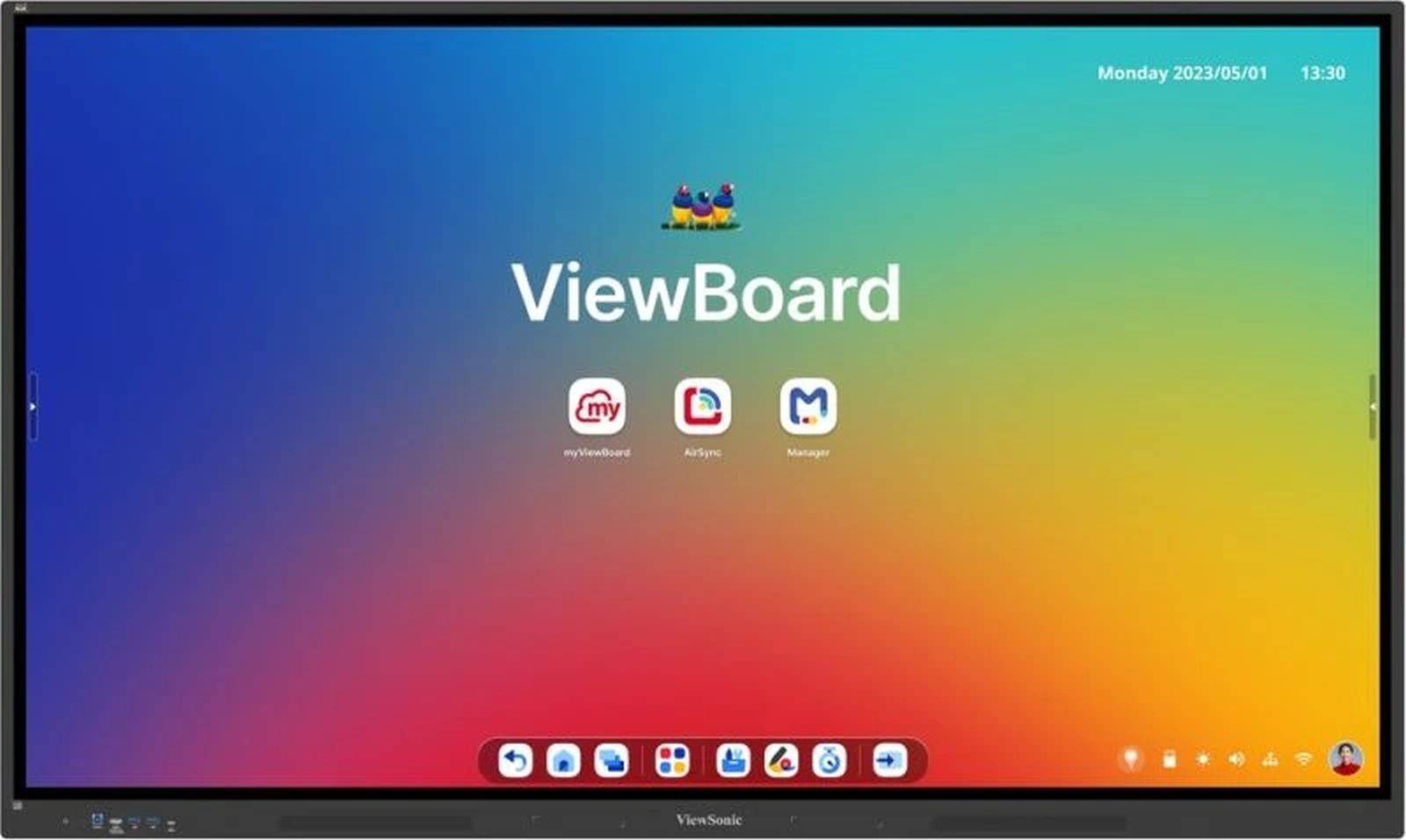 ViewSonic ViewBoard 34 serie touchscreen 86 inch UHD Android 14 EDLA IR 450 nits 2x20W 2x USB Typ C-1