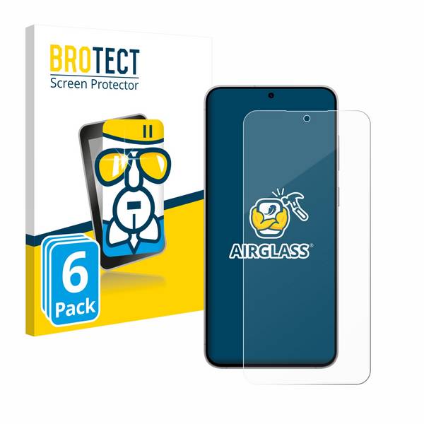 6x BROTECT Schutzglas für Samsung Galaxy S25 FE Schutzfolie Panzer Folie Glas Display Schutz klar