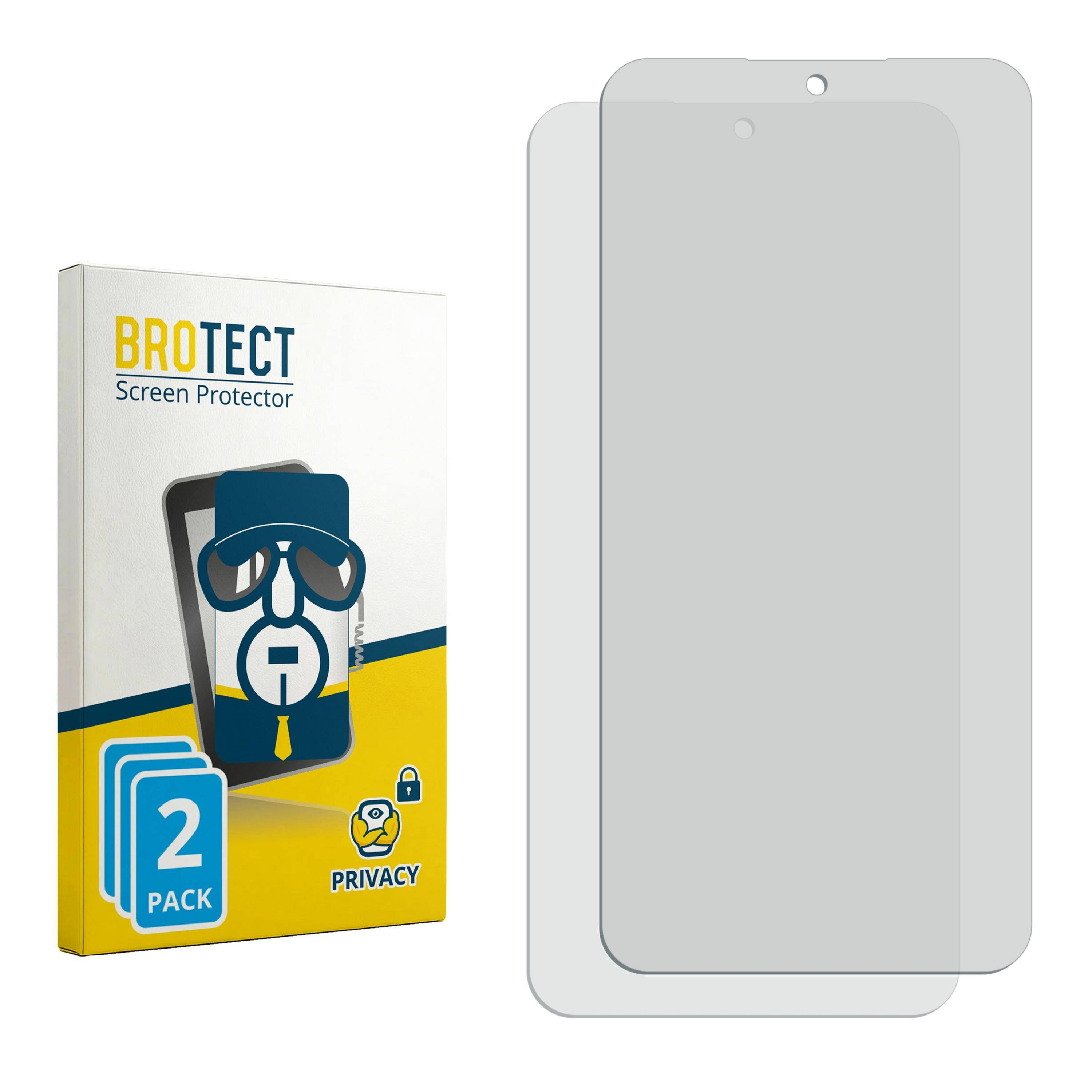 2x BROTECT Blickschutzfolie für Samsung Galaxy S25 FE Anti-Spy Privacy Blaulichtschutz Sichtschutzfolie-3