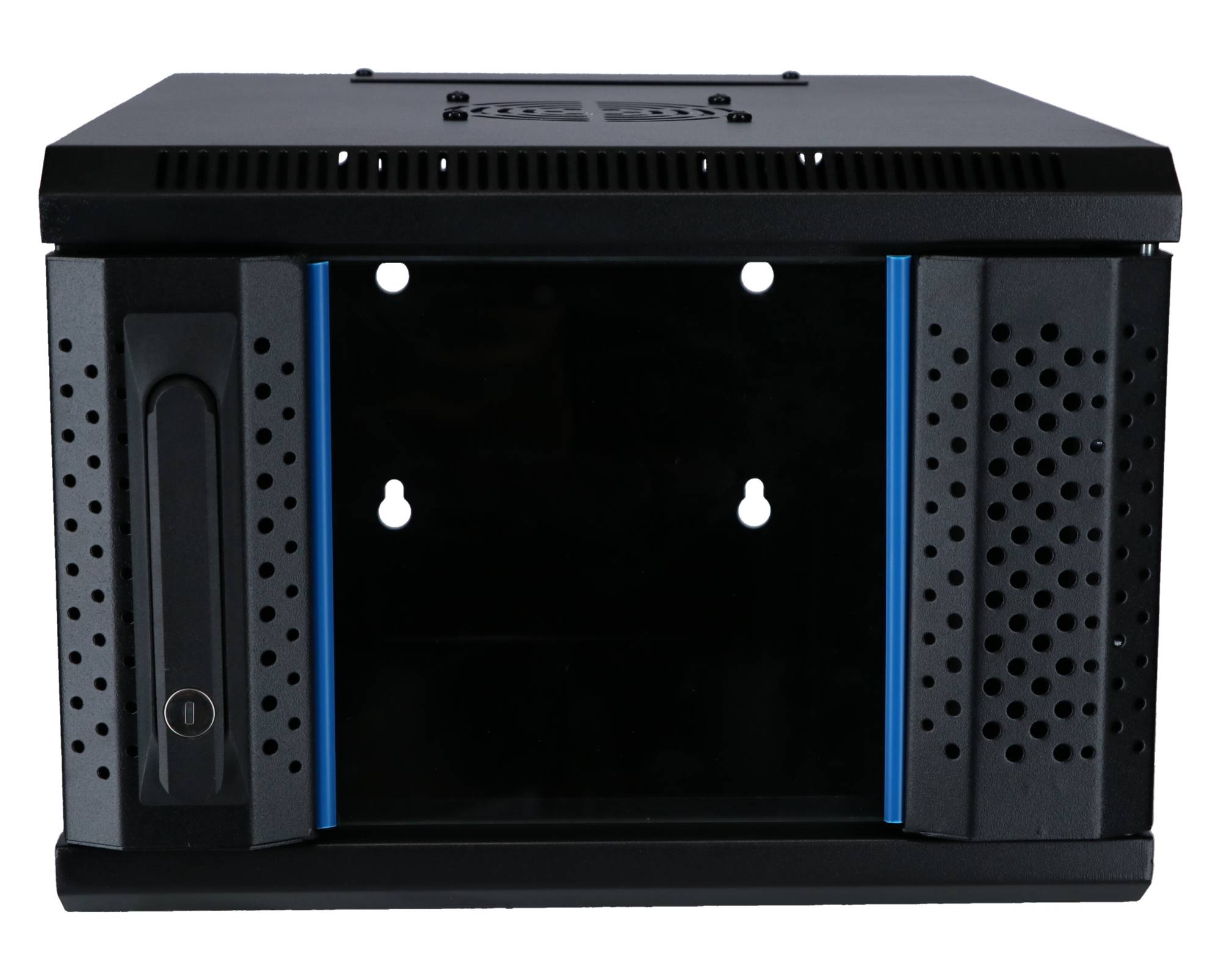 Danicom - 4 HE, 10” Serverschrank, mit Glastür, (BxTxH) 370x450x264mm-1