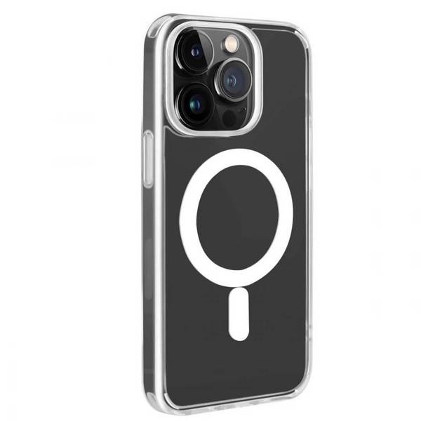 Puro Lite Mag MagSafe Silikonhülle iPhone 14 Pro – transparent
