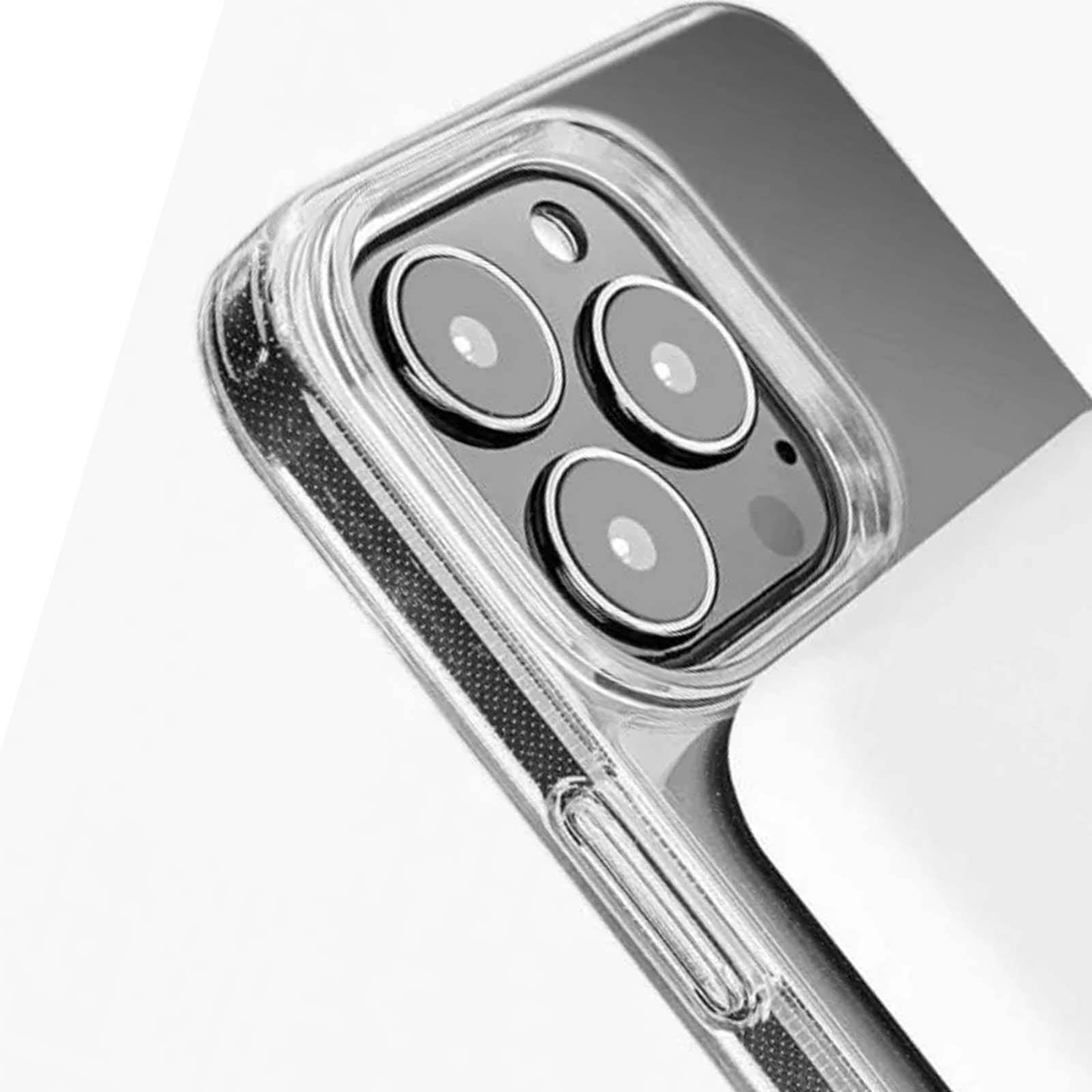 Puro Lite Mag MagSafe Silikonhülle iPhone 14 Pro – transparent-3
