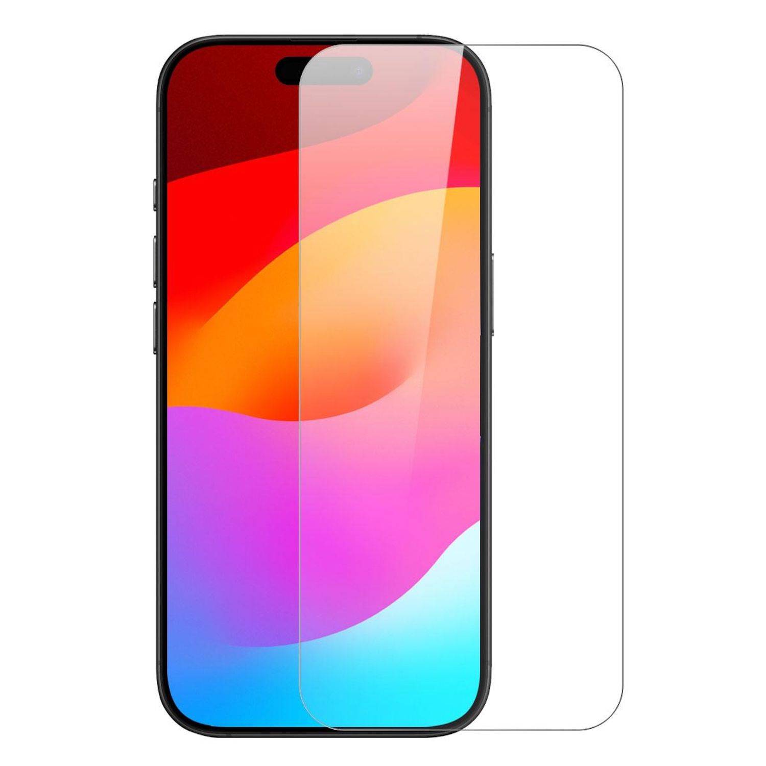 Display LCD Schutzglas für Apple iPhone 17 1x 2.5D 0,26mm 9H Folie Transparent-4