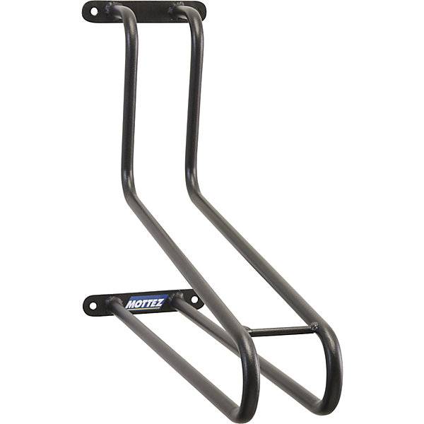 Vertikaler Wandfahrradhalter Länge 60 mm schwarz. Etablissements Mottez & Cie SA 84811949-0
