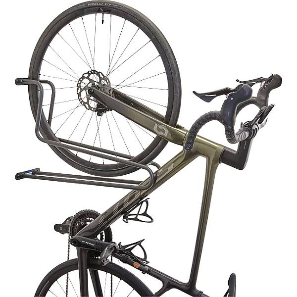 Vertikaler Wandfahrradhalter Länge 60 mm schwarz. Etablissements Mottez & Cie SA 84811949-3