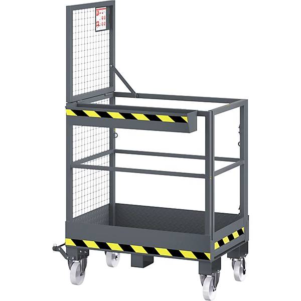 Arbeitskorb Typ RAK-Slim Aufnahme schmale Seite mit Rollen mausgrau. 84856249 848562 49-0