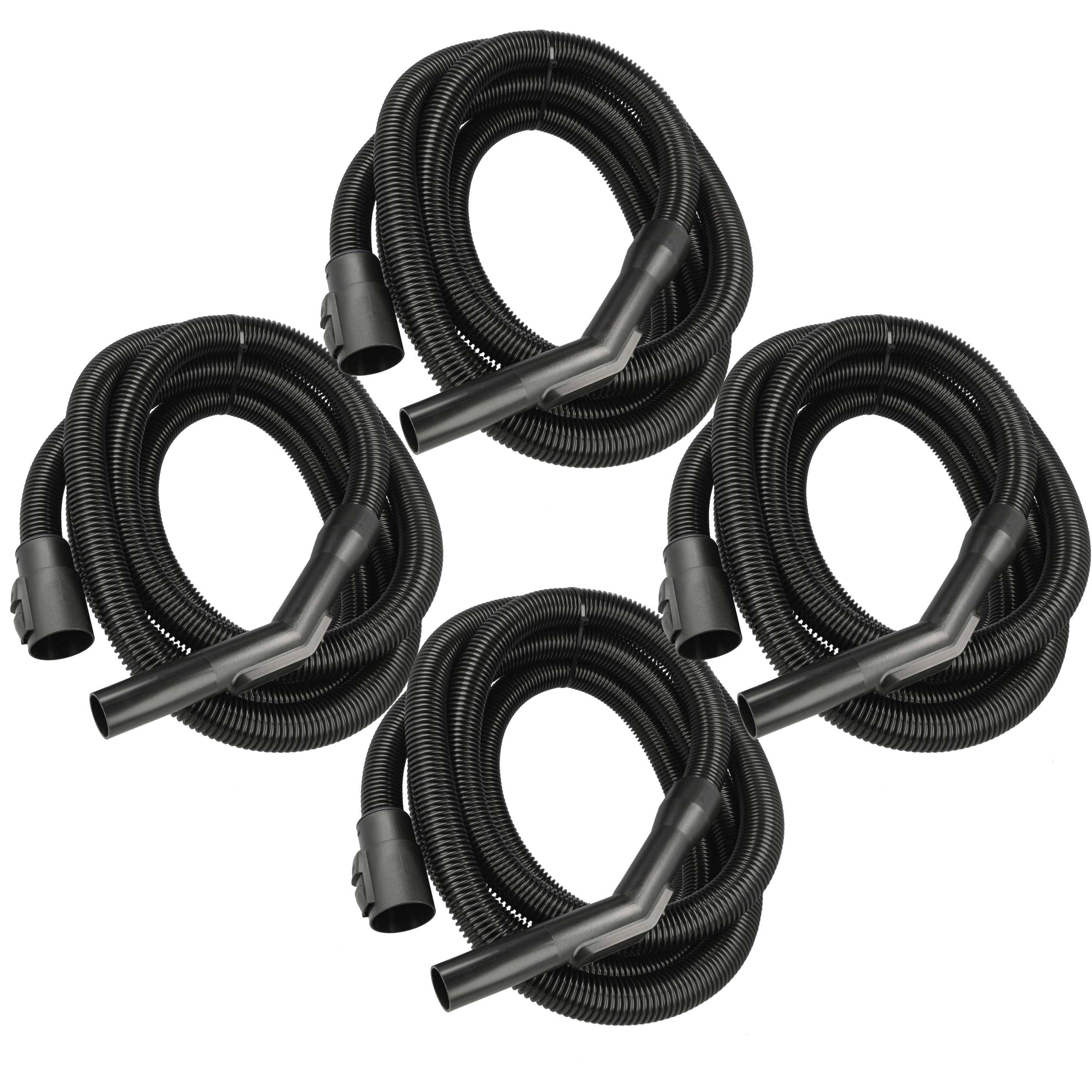vhbw 4x Ersatz Schlauch kompatibel mit Kärcher WD 1 Compact Battery | Compact Battery Set Staubsauger - Flexibel, 5 m-0