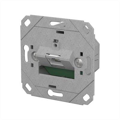 METZ CONNECT E-DAT C6A LSA++ Dose, 1 Port, UP0, metallisch-0