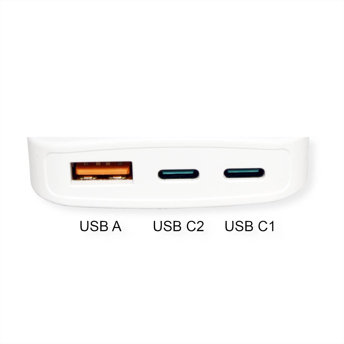 ROLINE USB Charger, schlank, mit klappbarem Euro-Stecker, 65W-1