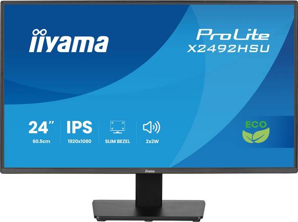 iiyama ProLite X2492HSU-B1 Monitor 60,5 cm (24"") X2492HSU-B1