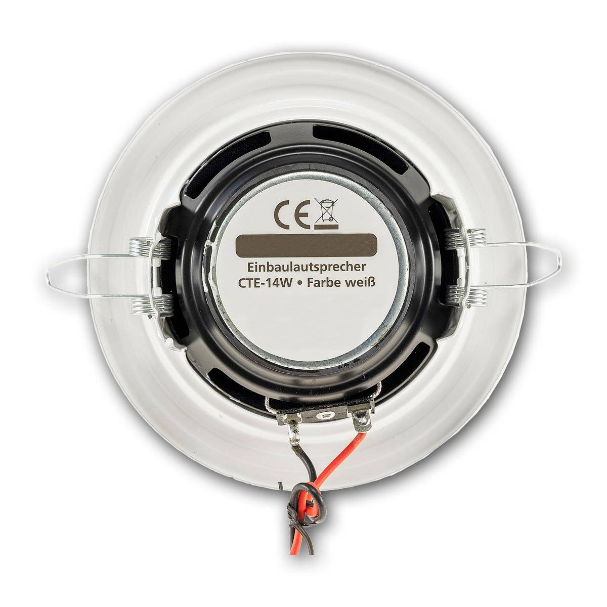 ChiliTec - Einbaulautsprecher CTE-14w, weiß Ø 135mm, 60W-3