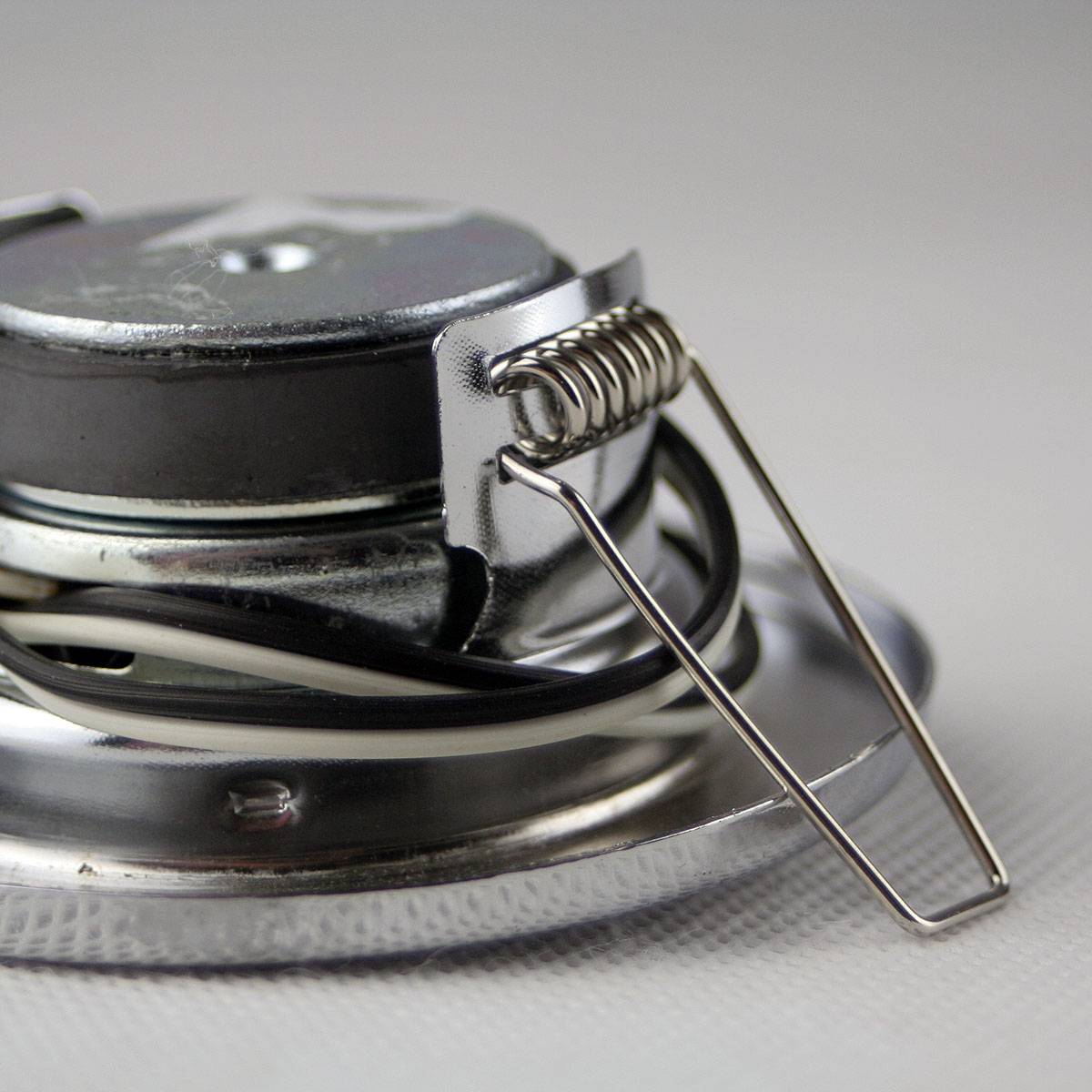 Decken-Einbaulautsprecher "Mini" Halogen-Look, 8cm Ø, 6cm Einbau, chrom-3