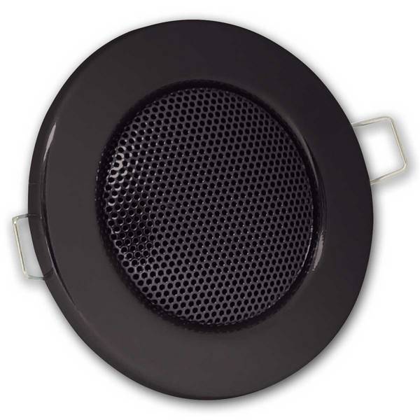 Dynavox - 2x Einbaulautsprecher schwarz, Halogen-Design Ø8cm