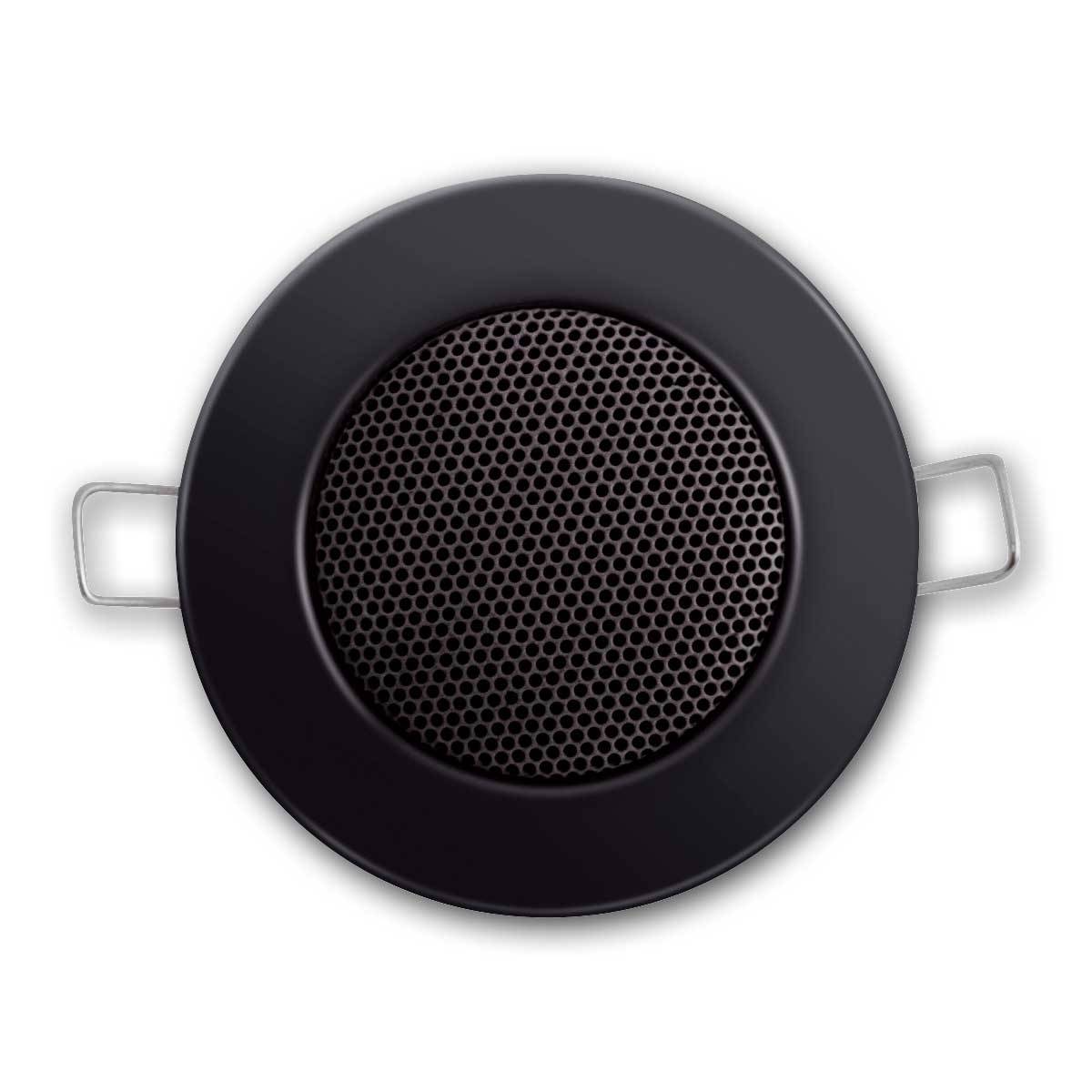Dynavox - 2x Einbaulautsprecher schwarz, Halogen-Design Ø8cm-1