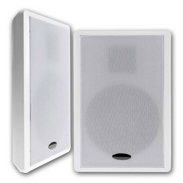 ChiliTec - Flatpanel-Lautsprecher 40W weiß 2-Wege Paar