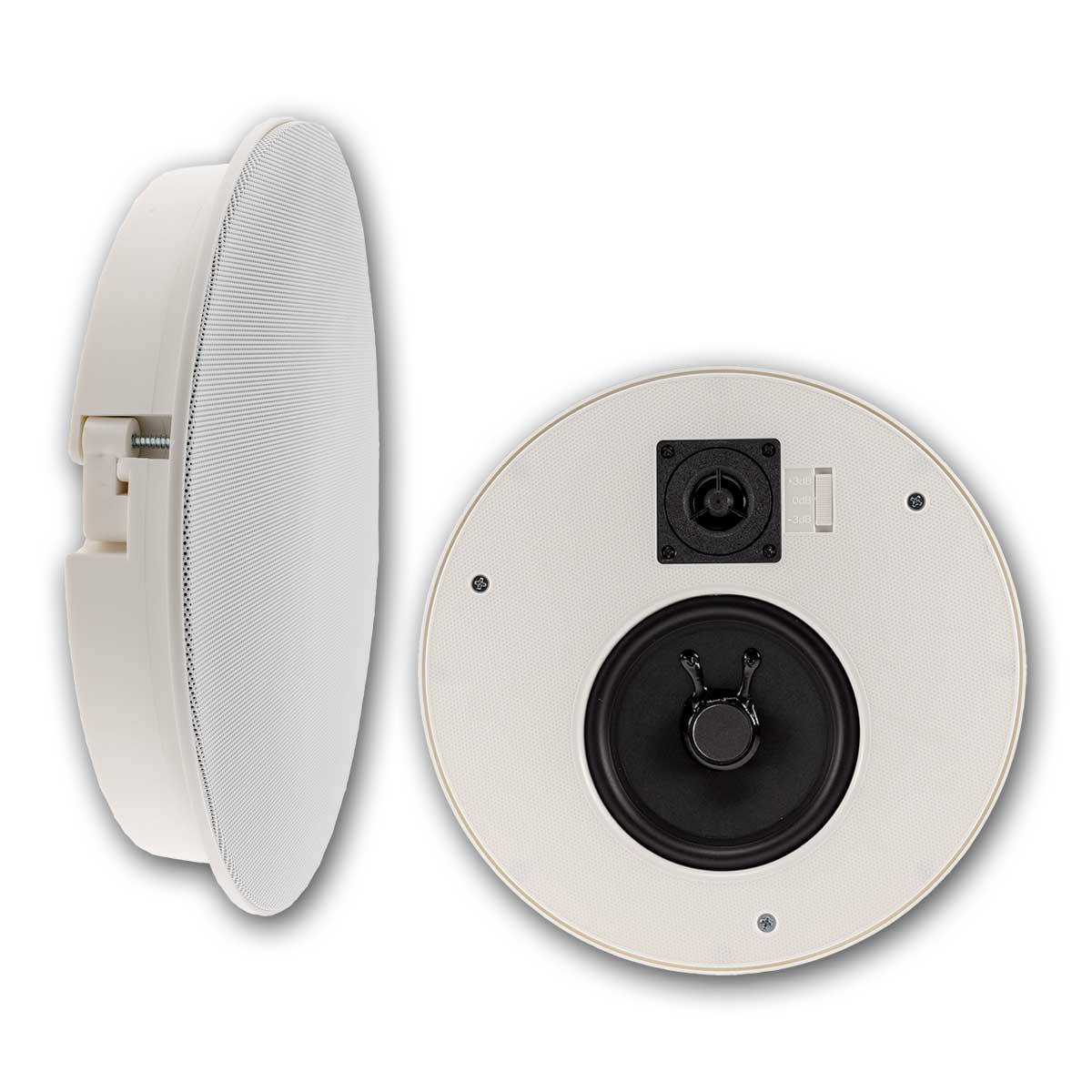 Einbaulautsprecher "CTE-26R", rund, weiß 2-Wege, Ø 25,5cm, 120 Watt-0