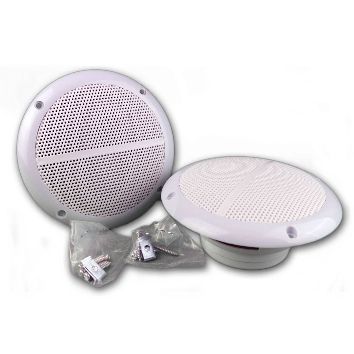ChiliTec - Paar Außen-Lautsprecher weiß CT-50 8 Ohm 5" 80W-1