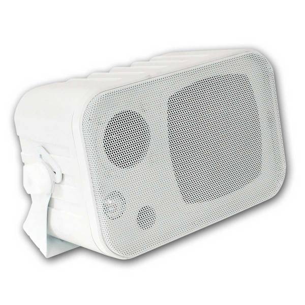 Dynavox - Mini-Box 3-Wege, mit Halterung, weiß, 60W