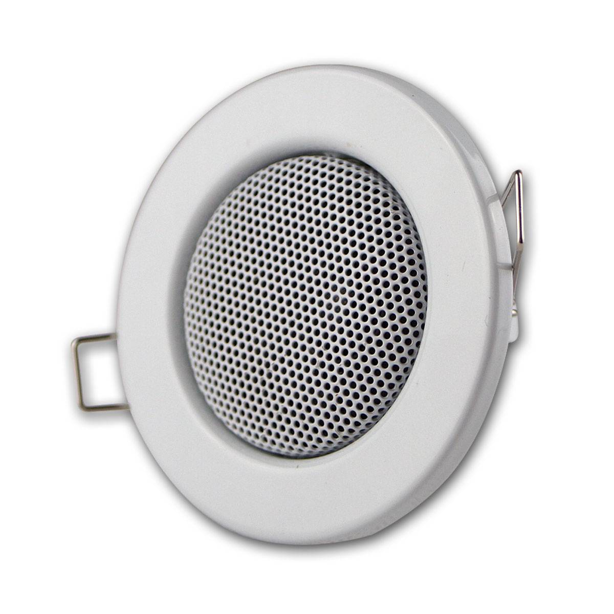 Decken-Einbaulautsprecher "Mini" Halogen-Look, 8cm Ø, 6cm Einbau, weiß-0