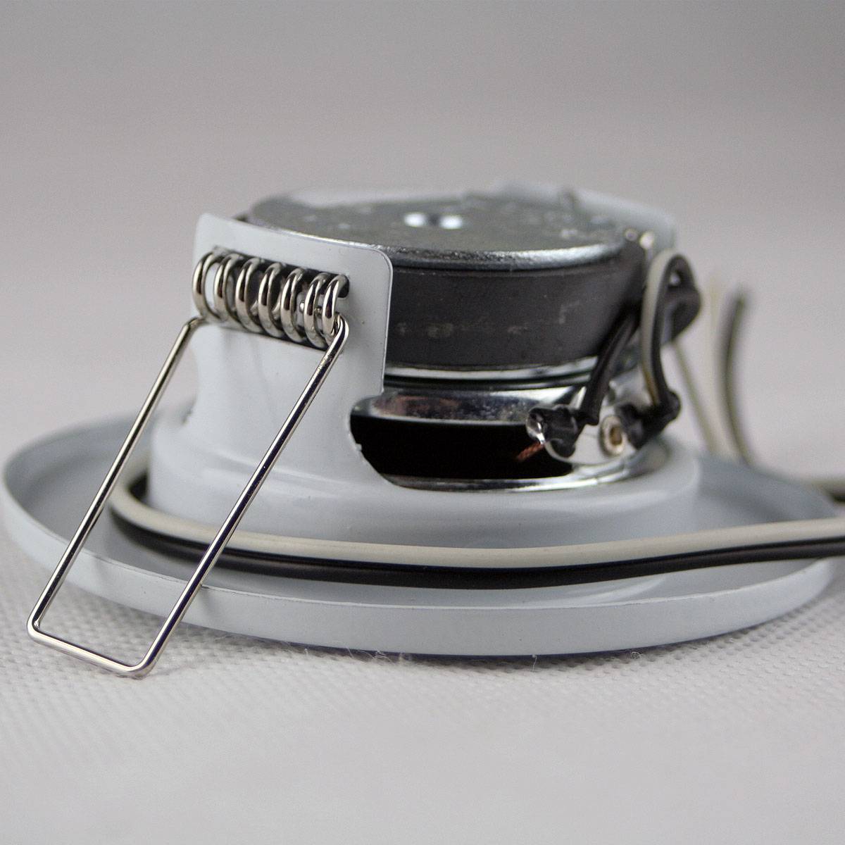 Decken-Einbaulautsprecher "Mini" Halogen-Look, 8cm Ø, 6cm Einbau, weiß-2