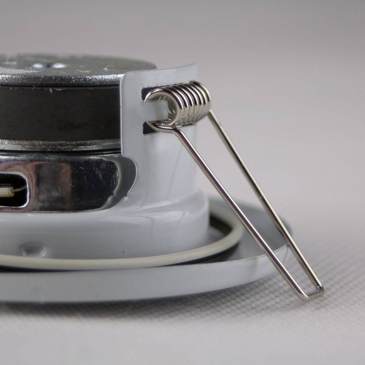 Decken-Einbaulautsprecher "Mini" Halogen-Look, 8cm Ø, 6cm Einbau, weiß-3
