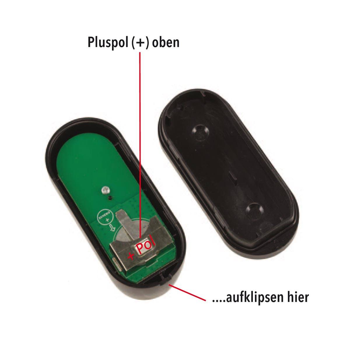 ChiliTec - Funk-Sender für "Pilota Casa" IP55 433,92MHz, 1 Ka-2