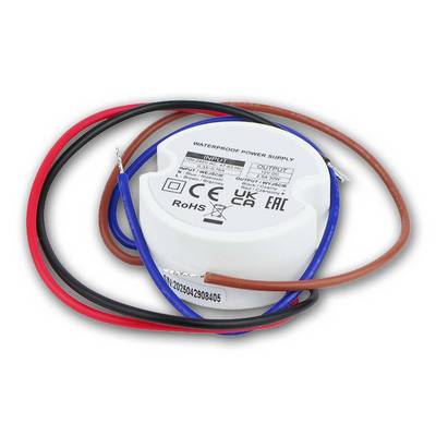 world-trading-net - LED Transformator 0-30W 12V DC, Ø50mm für UP-Dosen-0
