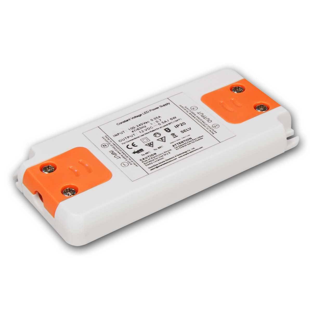 LED-Trafo McShine ''Slim'' elektronisch, 1-6W, 230V auf 12V, 99x46x12mm