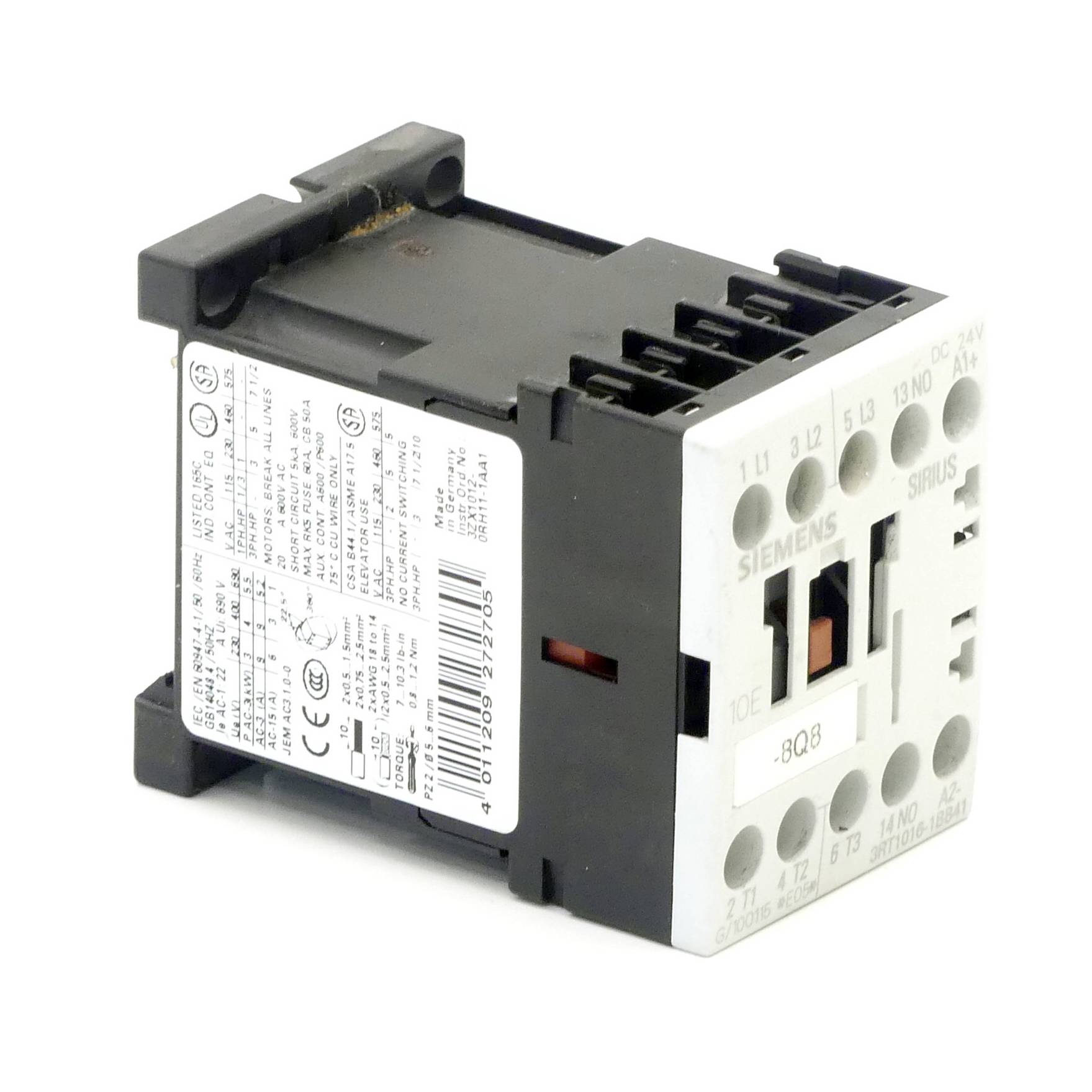 Siemens Leistungsschütz (3RT1016-1BB41)-0