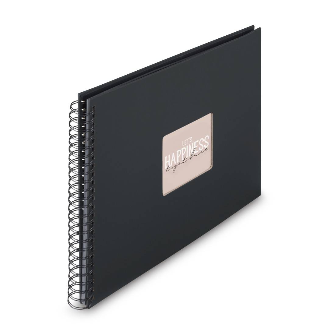 hama 00009835 Spiral-Album "Fine Art", 36x32 cm, 50 schwarze Seiten, New Black-1