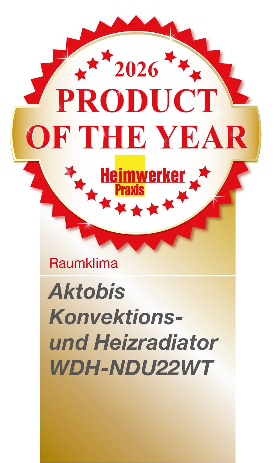 Preisbild für WDH Konvektions- & Heizradiator - 2.2000 W - bis 20 m² - Smart-Home, App-gesteuert, WLAN-fähig
