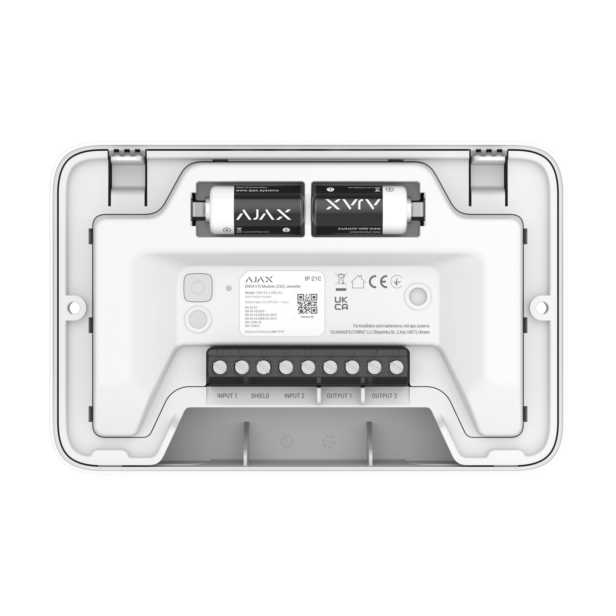 Ajax EN54 I/O Module (2X2) weiß-2