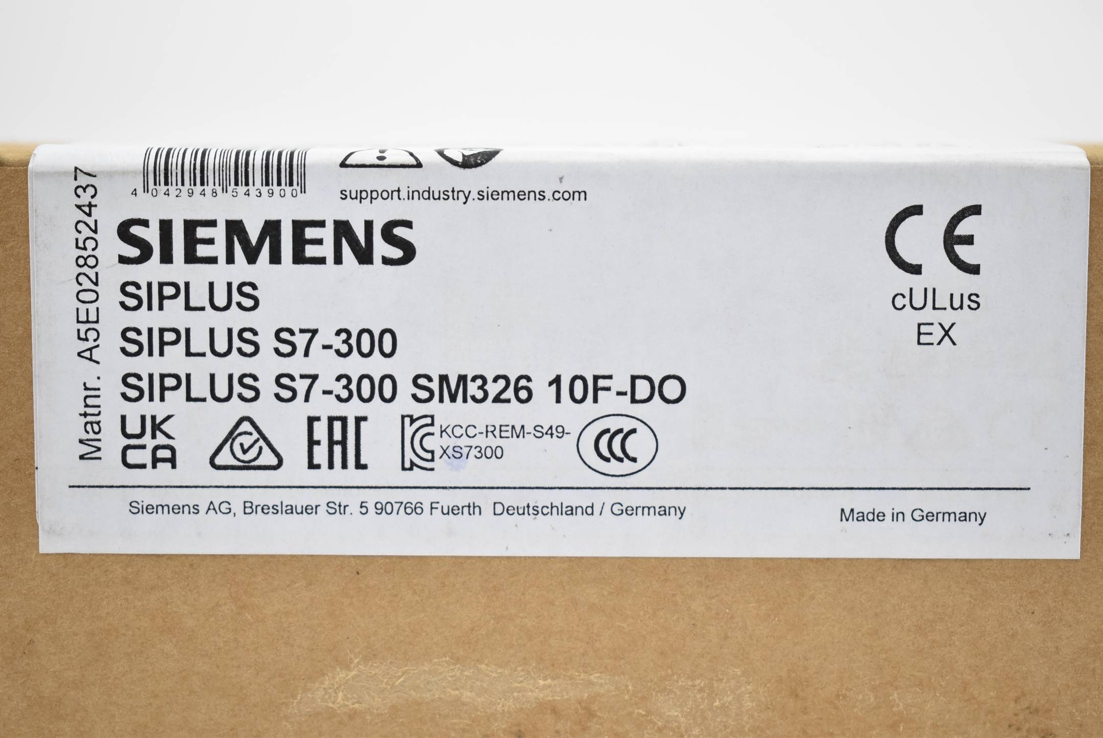 Siemens Siplus S7-300 SM326 6AG1326-2BF10-2AB0 ( 6AG1 326-2BF10-2AB0 ) E06-2