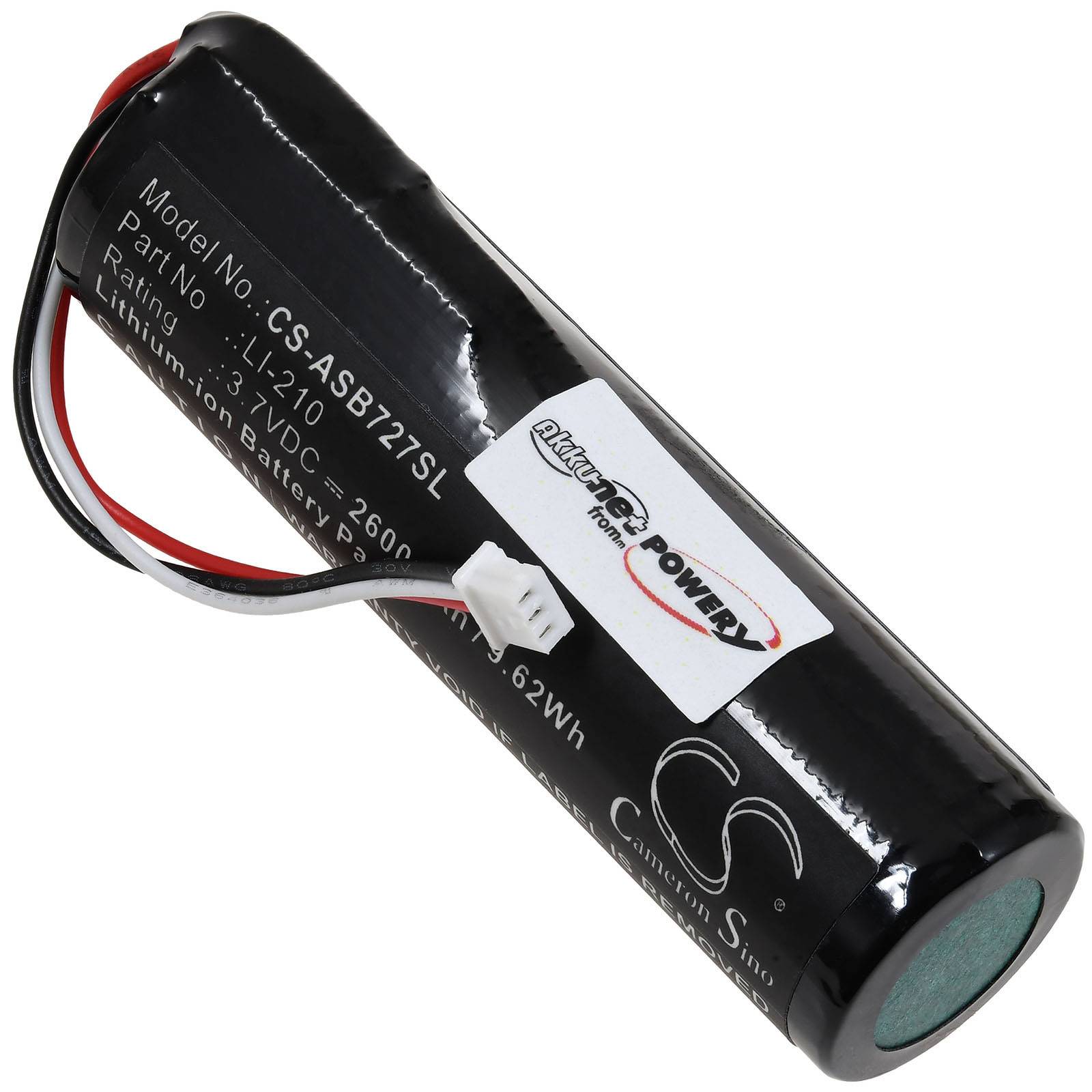 Akku passend für Bluetooth-Plattenspieler Audio-Technica Sound Burger AT-SB727 Typ LI-210, 3,7V, Li-Ion-2