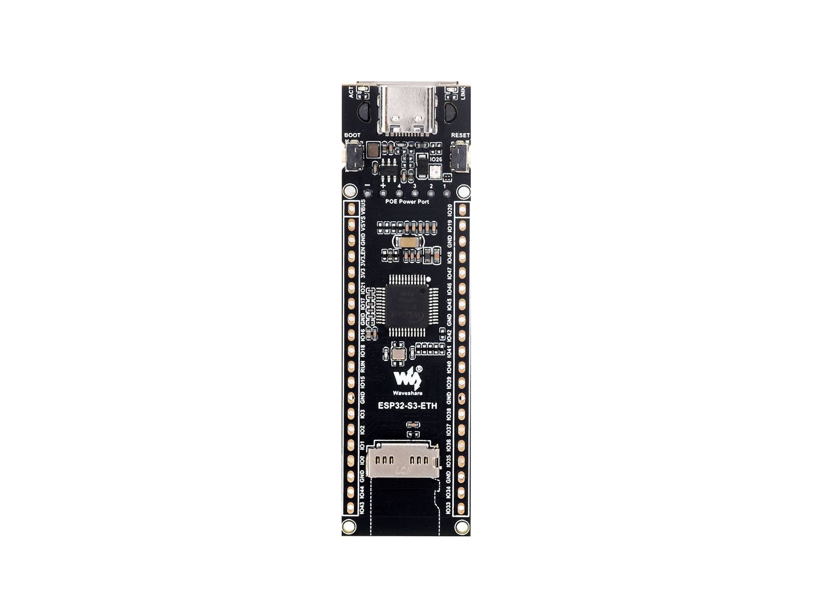 Waveshare ESP32-S3 ETH Development Board, 10/100Mbps RJ45-3