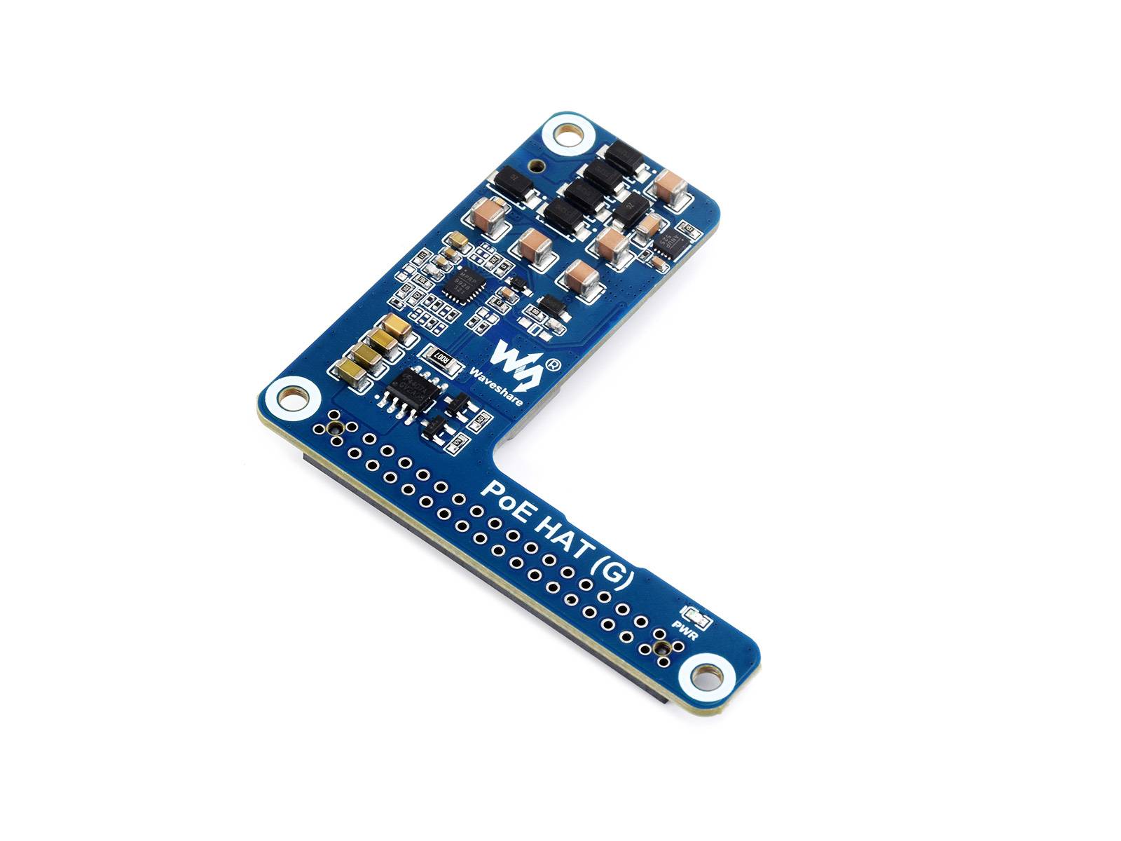 Waveshare Power Over Ethernet HAT (G) für Raspberry Pi 5 / CM 5, 5V 5A-0