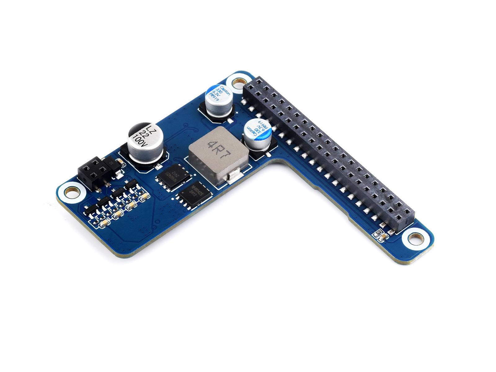 Waveshare Power Over Ethernet HAT (G) für Raspberry Pi 5 / CM 5, 5V 5A-1