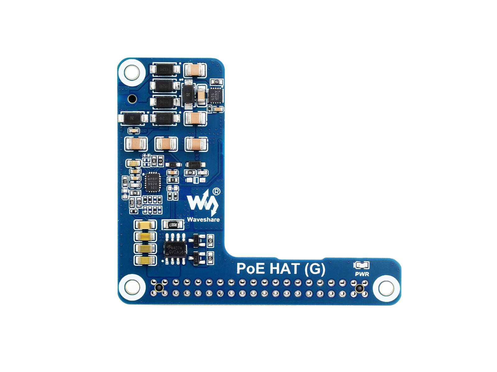 Waveshare Power Over Ethernet HAT (G) für Raspberry Pi 5 / CM 5, 5V 5A-2