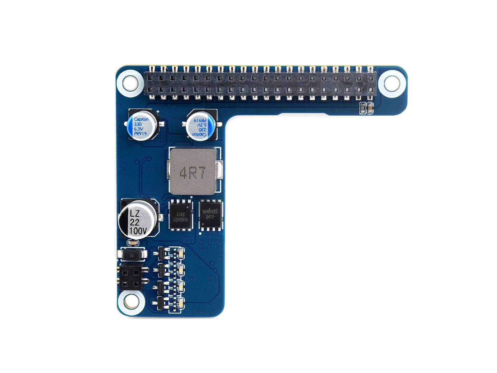 Waveshare Power Over Ethernet HAT (G) für Raspberry Pi 5 / CM 5, 5V 5A-3