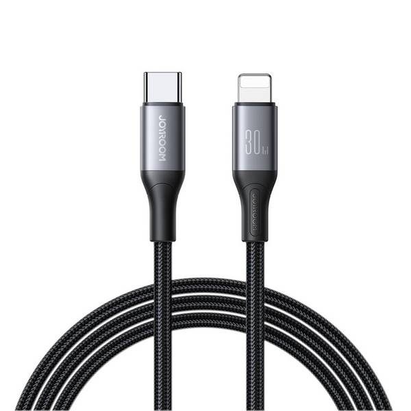 Joyroom S-A28 Flash Series 30W USB-C - Lightning Kabel 2m schwarz