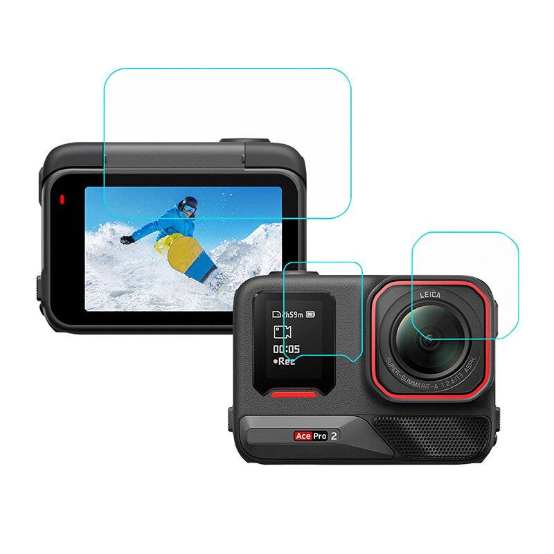 Puluz 3-in-1-Schutzfolie für Insta 360 Ace Pro 2-0