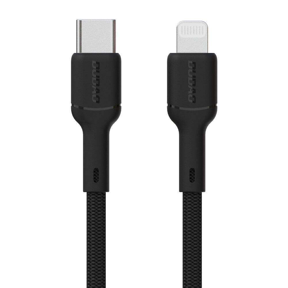 Dudao L9X 30W USB-C - Lightning Kabel 1m Schwarz-0