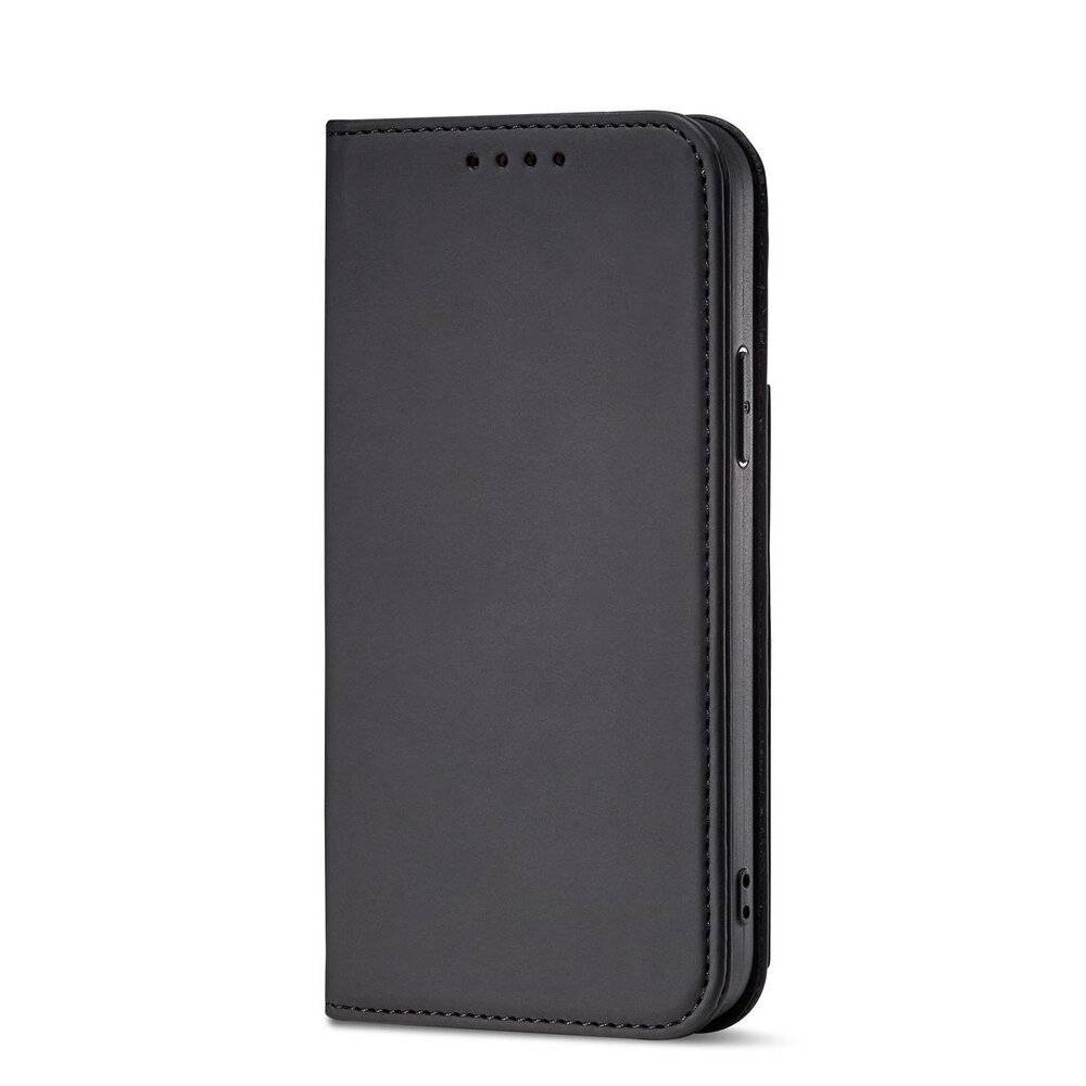Magnetkartenhülle iPhone 12 Pro Tasche Kartenetui Kartenhalter Schwarz-4