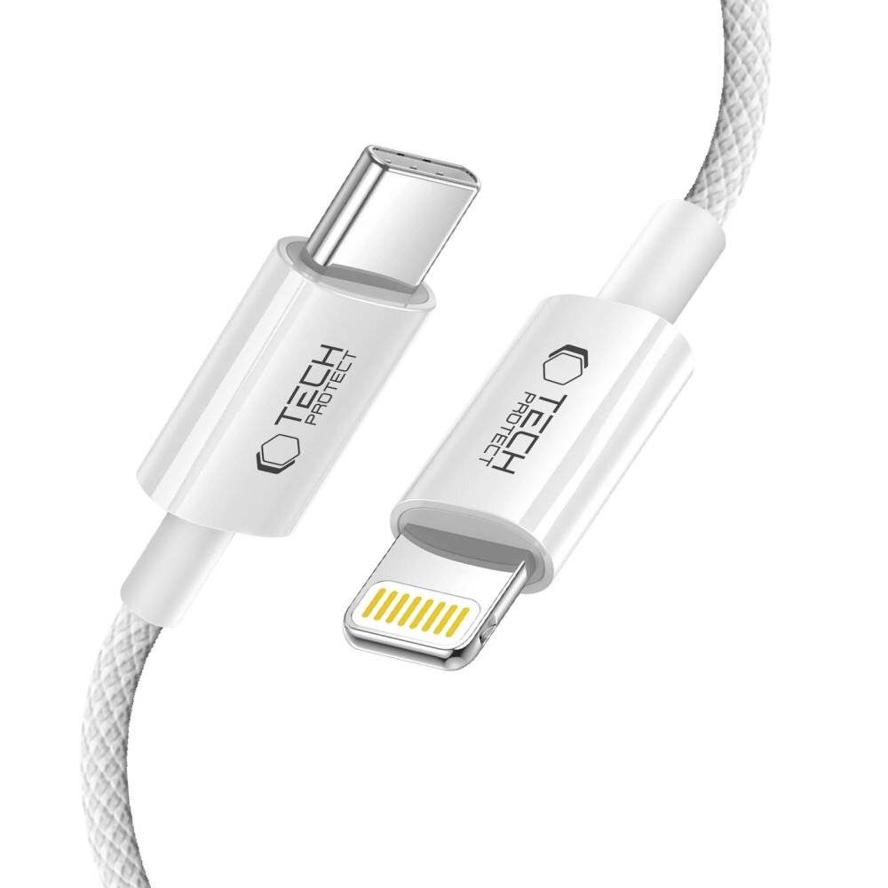 Tech-Protect UltraBoost USB-C / Lightning PD27W/3A Kabel 100 cm – Grau-1