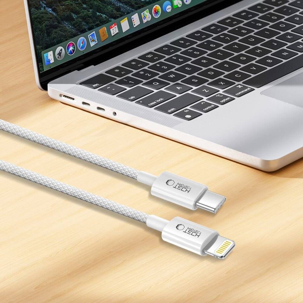 Tech-Protect UltraBoost USB-C / Lightning PD27W/3A Kabel 100 cm – Grau-3
