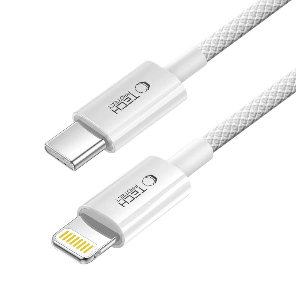 Symbolbild für Tech-Protect UltraBoost USB-C / Lightning PD27W/3A Kabel 100 cm – Grau