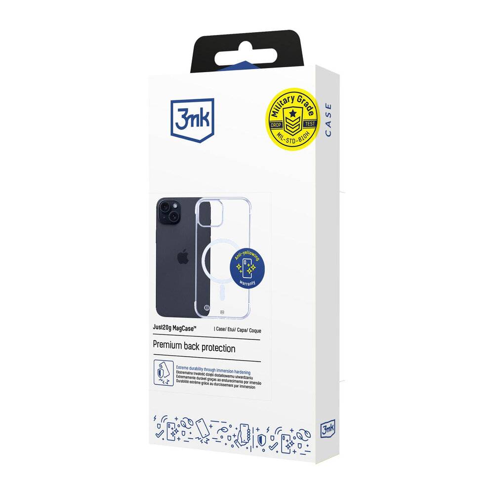 3mk Just20g MagCase iPhone 15 Plus - transparent-1