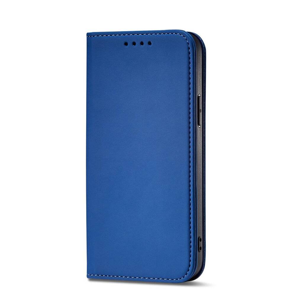Magnetkartenetui iPhone 12 Cover Kartenetui Kartenständer blau-4