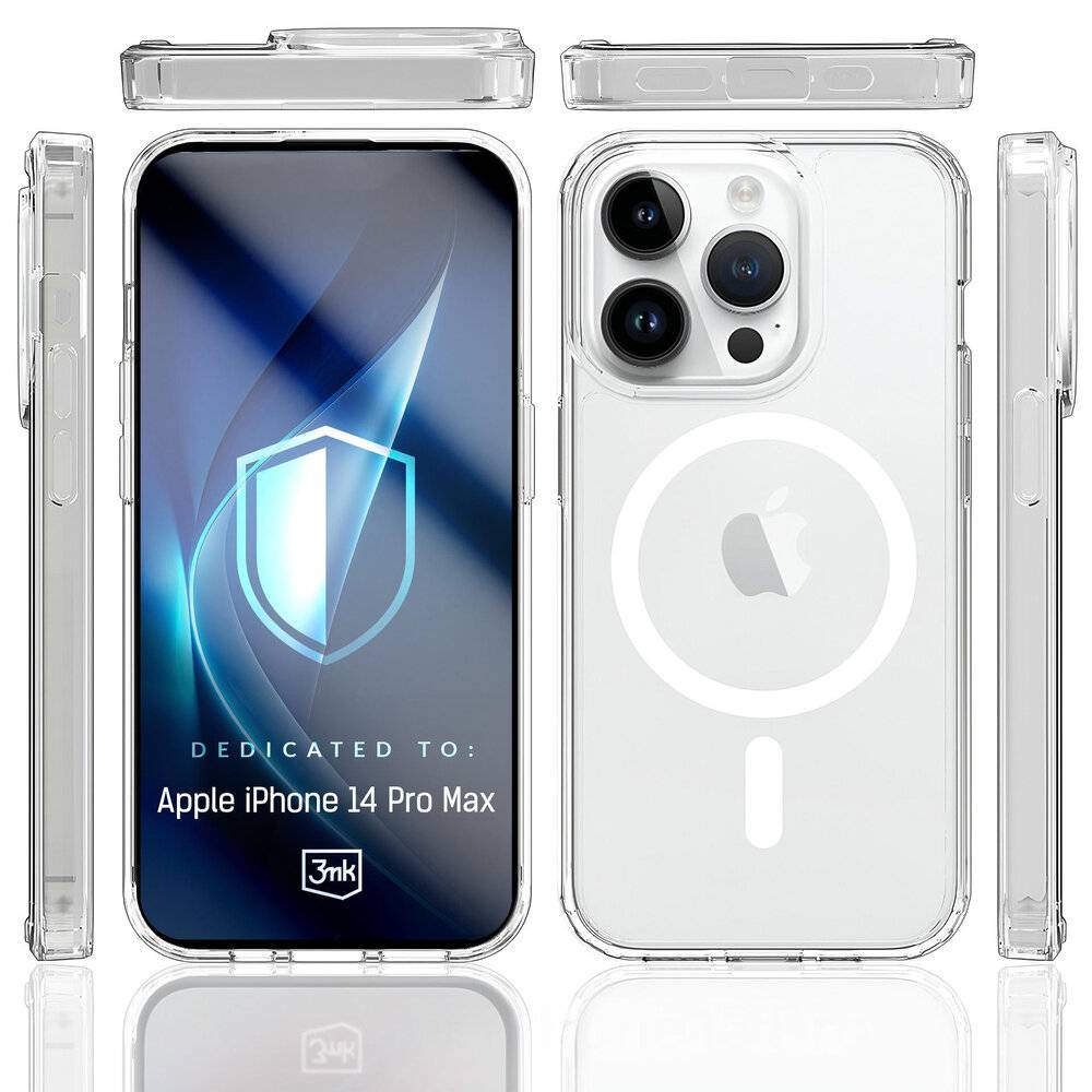 3mk Armor MagCase iPhone 14 Pro Max - Transparent-2