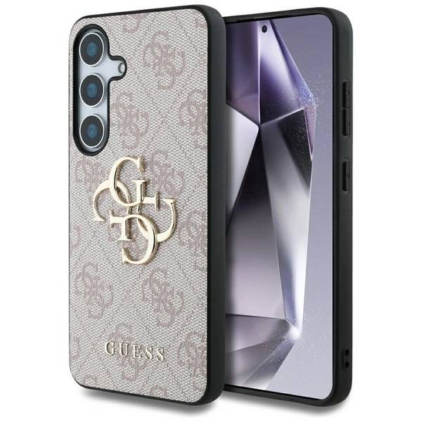 Guess Big 4G Logo Classic Hülle Samsung Galaxy S25 rosa